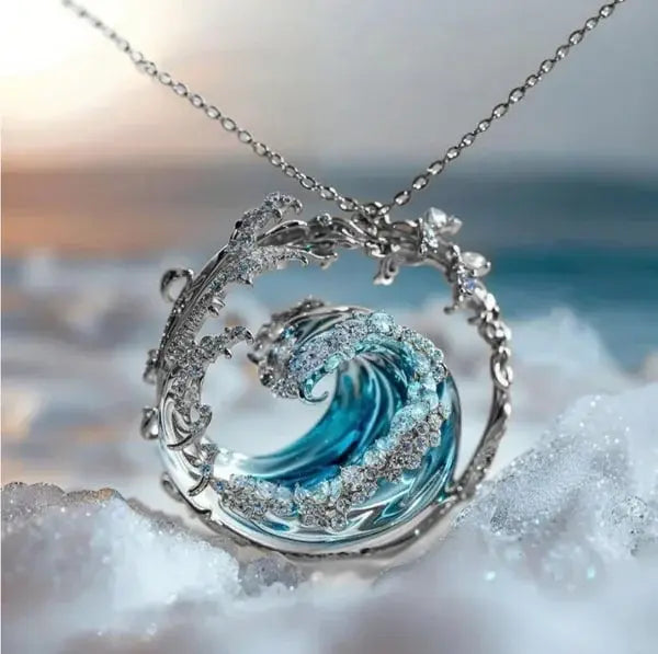 Necklace with “Ocean's Promise” Pendant