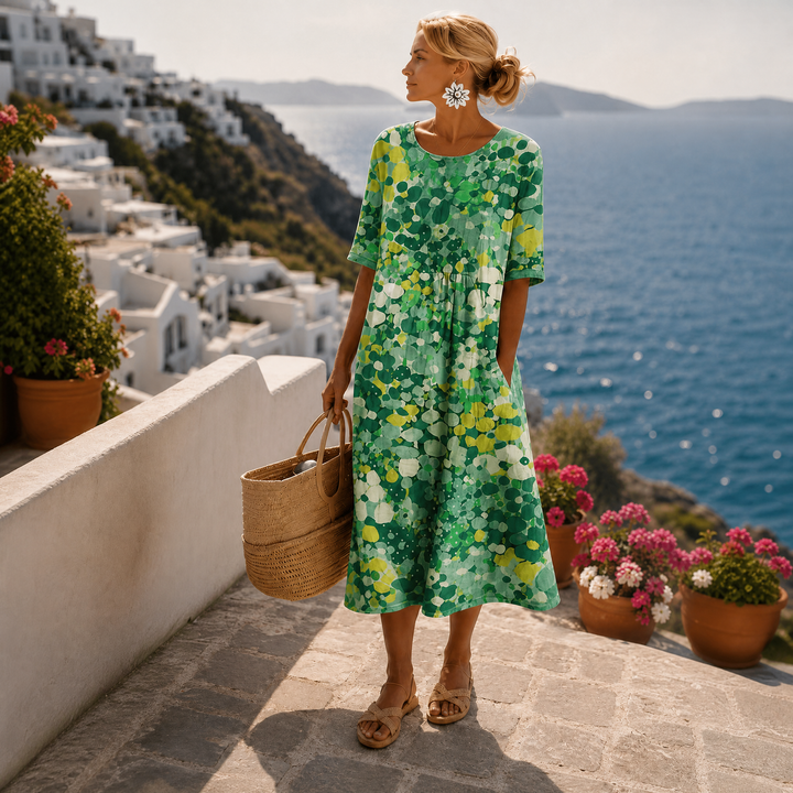 Elena - Elegant Lightweight Midi Dress
