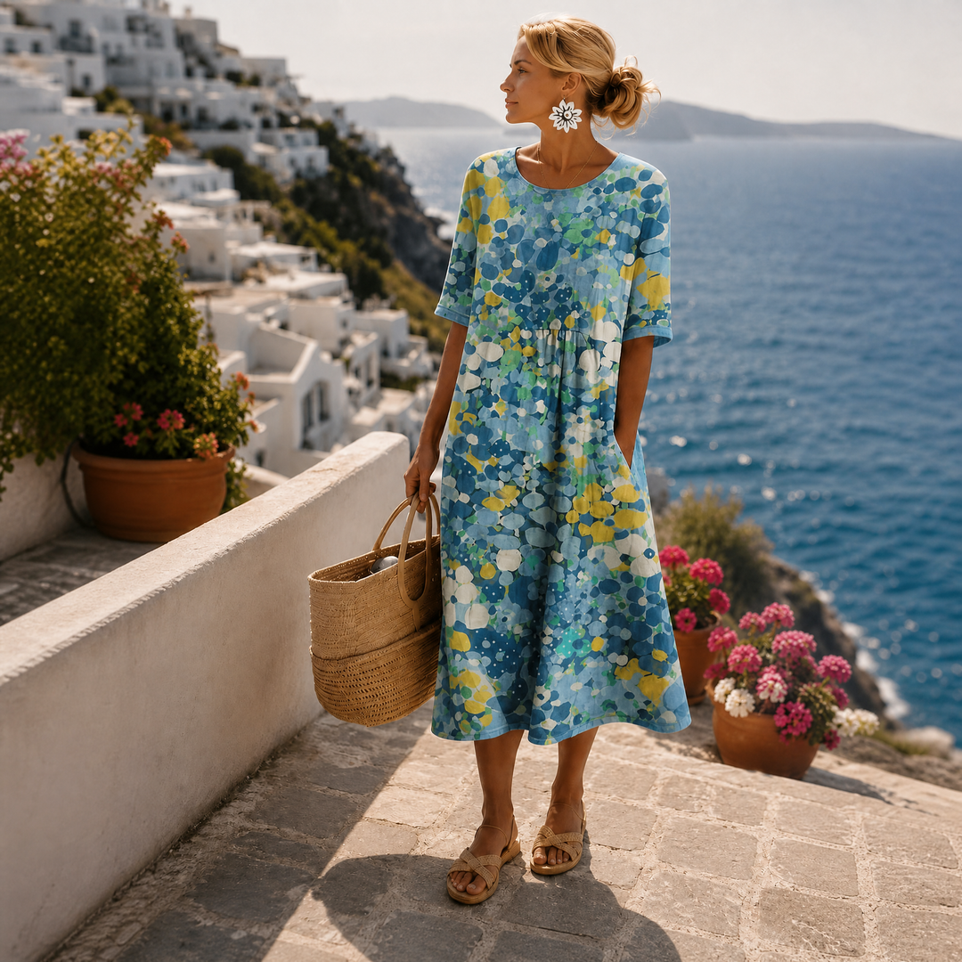 Elena - Elegant Lightweight Midi Dress