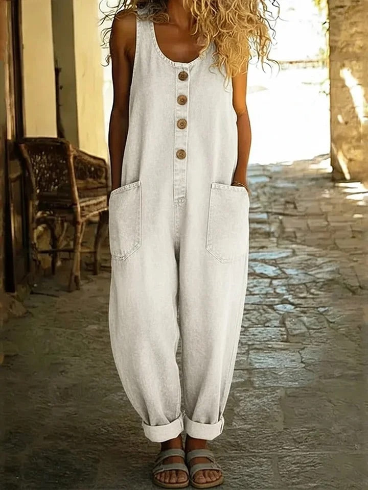Ruth | Vintage Washed Denim Overall